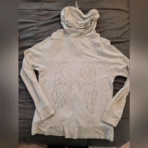 Angel Wing Gray Hoodie | Victoria Secert | Medium | Good Condition